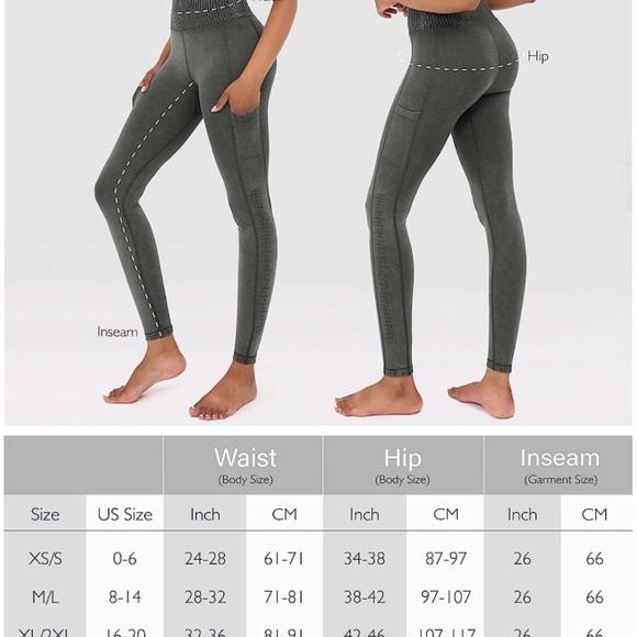 Workout set Square-Neck Bra workout top and leggings - Picture 7 of 11